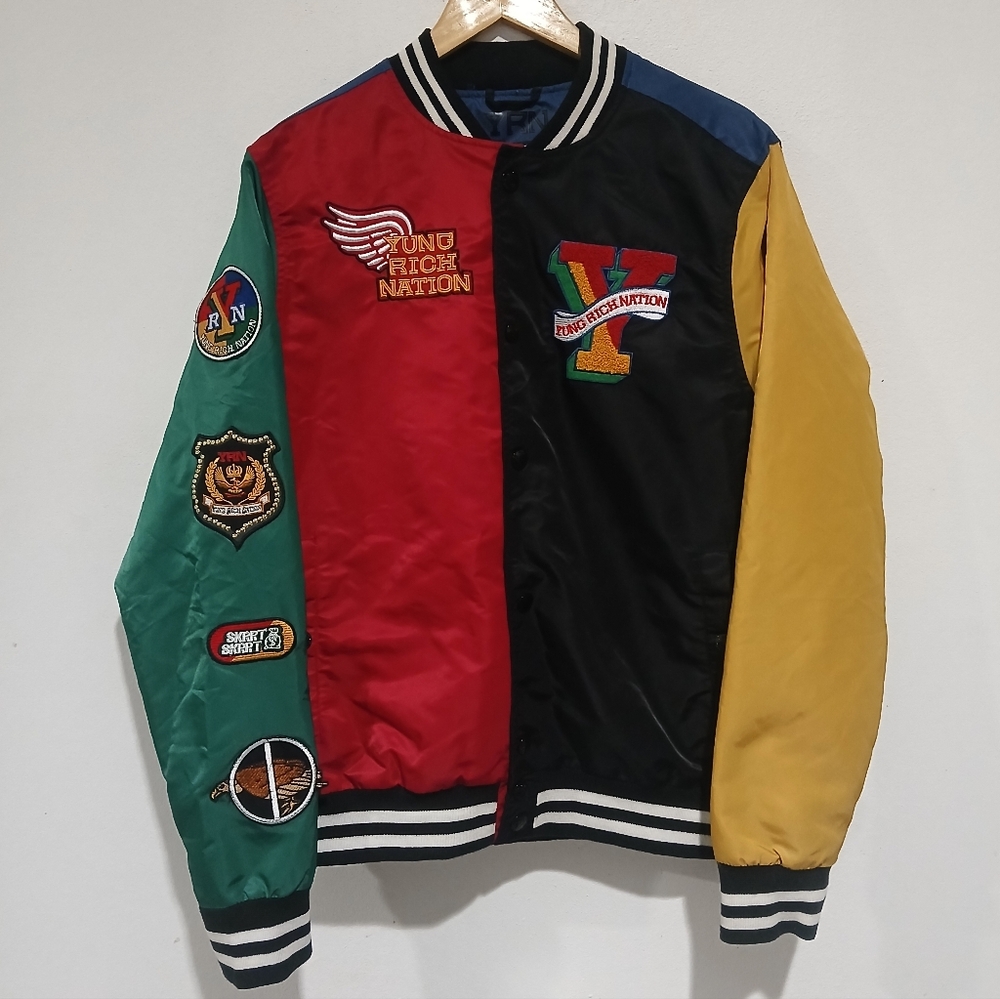 Yung Rich Nation (YRN) Varsity Jacket Size: M